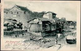 DEUTSCHE KOLONIEN CHINA - Alt-Shanghai An Der Stadtmauer O Shanghai 8.5.01 I - Ehemalige Dt. Kolonien
