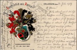 Studentika Erlangen Germania Jahrhundertfest 1927 I-II - Schulen