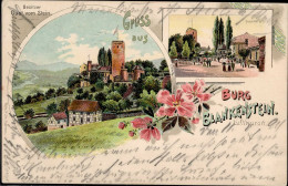 Blankenstein (3554) Burg Blankenstein, Gasthaus Zur Burg Blankenstein, 1899 II (Eckknick) - Altri & Non Classificati