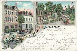 Altenessen (4300) Hotel Haltermann, Straßenbahn, 1899 I - Otros & Sin Clasificación