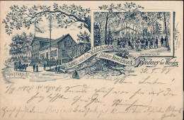Bredeney (4300) Gasthaus Zur Waldschenke, 1898 I-II - Otros & Sin Clasificación