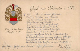 Münster (4400) Präge-AK, 1899 I - Autres & Non Classés