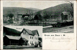 Deuz (5902) Bahnhof, Eisenbahn 1907 I-II Chemin De Fer - Otros & Sin Clasificación