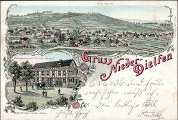 Niederdielfen (5901) Gasthaus Heupel 1898 I-II - Otros & Sin Clasificación