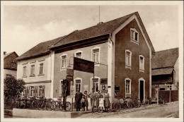 Erbach (6277) Tankstelle, Fahrrad I-II Cycles - Autres & Non Classés