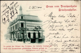 Frankenthal (6710) Brauhauskeller 1900 I-II - Autres & Non Classés
