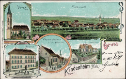 Kindenheim (6719) Gasthaus Zum Schwanen 1908 I-II - Autres & Non Classés