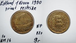 Estland, 1 Kroon 1990 - Estonie