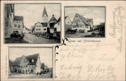 Hildrizhausen (7041) Gasthaus Zum Lamm, Gasthaus Zum Hirsch, 1903 I - Autres & Non Classés
