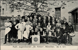 München (8000) Kath. Jugendverein St. Anton 1912 I-II - Other & Unclassified