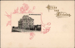 Freising (8050) Präge-AK Kgl. Präparandenschule I-II - Altri & Non Classificati