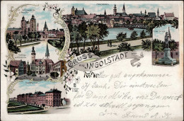 Ingolstadt (8070) Liebfrauenkirche, Friedenskaserne 1899 I-II - Autres & Non Classés