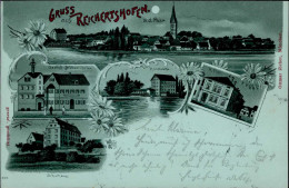 Reichertshofen (8077) Gasthof Müller-Bräu Schulhaus Kunstmühle Post I-II - Autres & Non Classés
