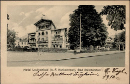 Bad Reichenhall (8230) Hotel Luisenbad 1910 II (Marke Entfernt) - Autres & Non Classés