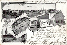 Burgfarrnbach (8510) Gasthaus Zum Deutschen Haus, Handlung Mulzer 1899 I-II - Altri & Non Classificati