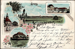 Mühlhausen (8602) Eggloffstein Schloss, Marktplatz 1904 I-II - Otros & Sin Clasificación
