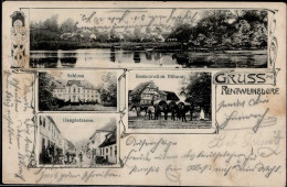 Rentweinsdorf (8601) Restaurant Bühner, Hauptstrasse, Schloss 1906 I-II - Otros & Sin Clasificación