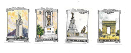 DS85 - VIGNETTES NESTLE - SERIE MOMUMENTS - MONUMENTS AUX MORTS - Nestlé