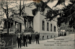 Strausberg (o-1260) Restaurant Alte Spitzmühle 1911 I-II - Altri & Non Classificati
