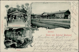 Stralsund (o-2300) Bahnhof, 1901 I - Otros & Sin Clasificación