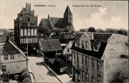Delcampe - Grimmen (o-2320) Litfaßsäule, 1917 I - Sonstige & Ohne Zuordnung