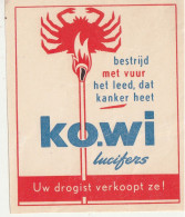 101-Machstick-Label... Etiquette Allumettes..Ko.Wi  Lucifers - Holanda