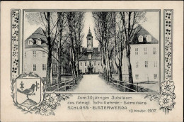 Elsterwerda (o-7904) 50-jähriges Jubiläum Des Kgl. Schullehrer-Seminars 1907 I-II - Altri & Non Classificati
