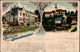 Großröhrsdorf (o-8301) Gasthaus Zum Adler 1907 I-II - Altri & Non Classificati
