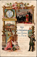Pirna (o-8300) Präge-AK Stiftungsfest Des Liederkranzes 1902 I-II - Altri & Non Classificati