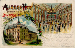 Bautzen (o-8600) Hotel Albert Hof, 1903 I-II - Altri & Non Classificati