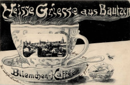 Bautzen (o-8600) Werbe-AK Bliemchen Kaffee, 1906 I-II - Altri & Non Classificati