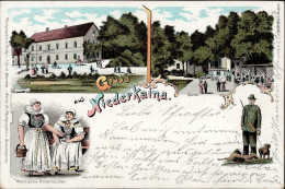 Niederkaina (o-8601) Gasthaus Zur Niederkaina, Tracht I-II - Altri & Non Classificati