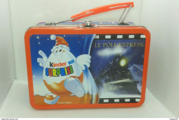Boite Métal Kinder - Le Pôle Express - 2004 - Altri & Non Classificati