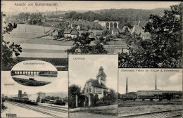 Chemnitz (o-9000) Guntershausen, Bahnhof, Eisenbahn 1922 I-II Chemin De Fer - Autres & Non Classés