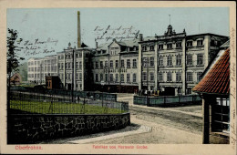 Oberfrohna (o-9103) Fabrik Grobe, 1912 II (Bugspur, Marke Entfernt) - Otros & Sin Clasificación