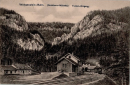 Oberdorf (Solothurn) Eisenbahn, Weissenstein-Bahn, Bahnhof, 1908 I Chemin De Fer - Autres & Non Classés