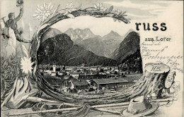Lofer (Österreich) Gruss Aus Lofer Musterschutz H.S. I-II Montagnes - Autres & Non Classés