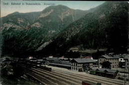 Franzensfeste (Italien) Bahnhof, Eisenbahn, Brennerbahn 1908 I-II Chemin De Fer - Otros & Sin Clasificación
