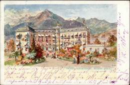 Meran (Italien) Hotel Kaiserhof 1904 I-II - Otros & Sin Clasificación