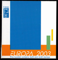 Zypern MH 4 Postfrisch Markenheftchen, Cept 2003 #NE349 - Usati