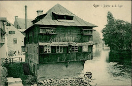 Eger Altes Haus Am Fluss 1909 I-II - Repubblica Ceca