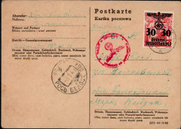 Generalgouvernement EF Auf Auslandspostkarte In Die UdSSR 1941 - Otros & Sin Clasificación