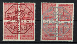 Lokalausgaben 1946 Roßwein VB In Beiden Typen Postfrisch - Otros & Sin Clasificación