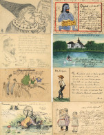 Handgemalt Schönes Lot Mit Ca. 400 Karten Mit Wirklich Schönen Stücken Peint à La Main - Altri & Non Classificati