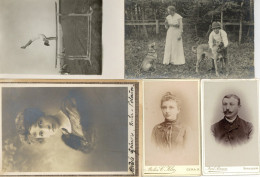 Fotographie Lot Mit Hunderten Fotos, Foto-AKs, CDV Und Kabinettfotos - Fotografía