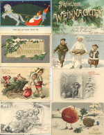 Weihnachten Lot Mit Ca. 250 AK Dabei Viele Präge-AK - Altri & Non Classificati
