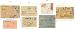 Breslau - Spezialisierte Postalische Heimat-Sammlung In Drei Alben, Sauber Auf Blättern Aufgezogen Mit Detaillierter Bes - 100 - 499 Karten
