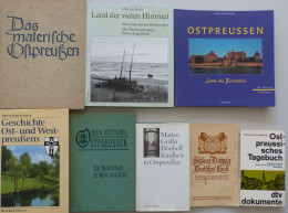 OSTGEBIETE Konvolut Mit 13 Büchern - 100 - 499 Karten