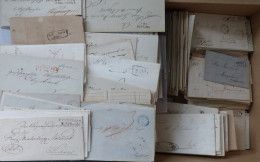 Vorphilatelie Briefe, Sehr Umfangreicher Posten Mit Etlichen Besseren Belegen, Meist Deutsche Staaten, In Unterschiedlic - Colecciones (en álbumes)