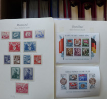 DDR Sammlung 1949-90 Postfrisch ** In Vier Bänden Auf Vordruck In Den Hauptnummern Augenscheinlich Kpl., Alle Spitzen En - Colecciones (en álbumes)